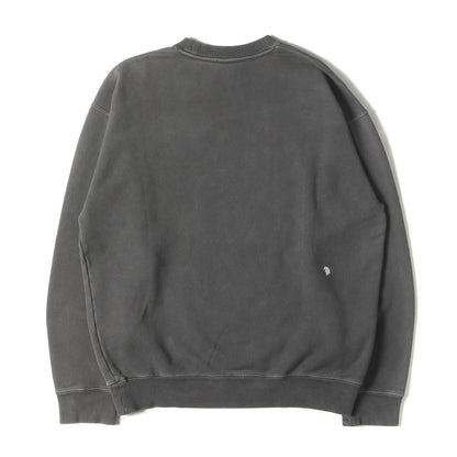 25SS ピグメントダイ加工 クルーネック スウェット(PIGMENT DYED CREW NECK SWEAT)