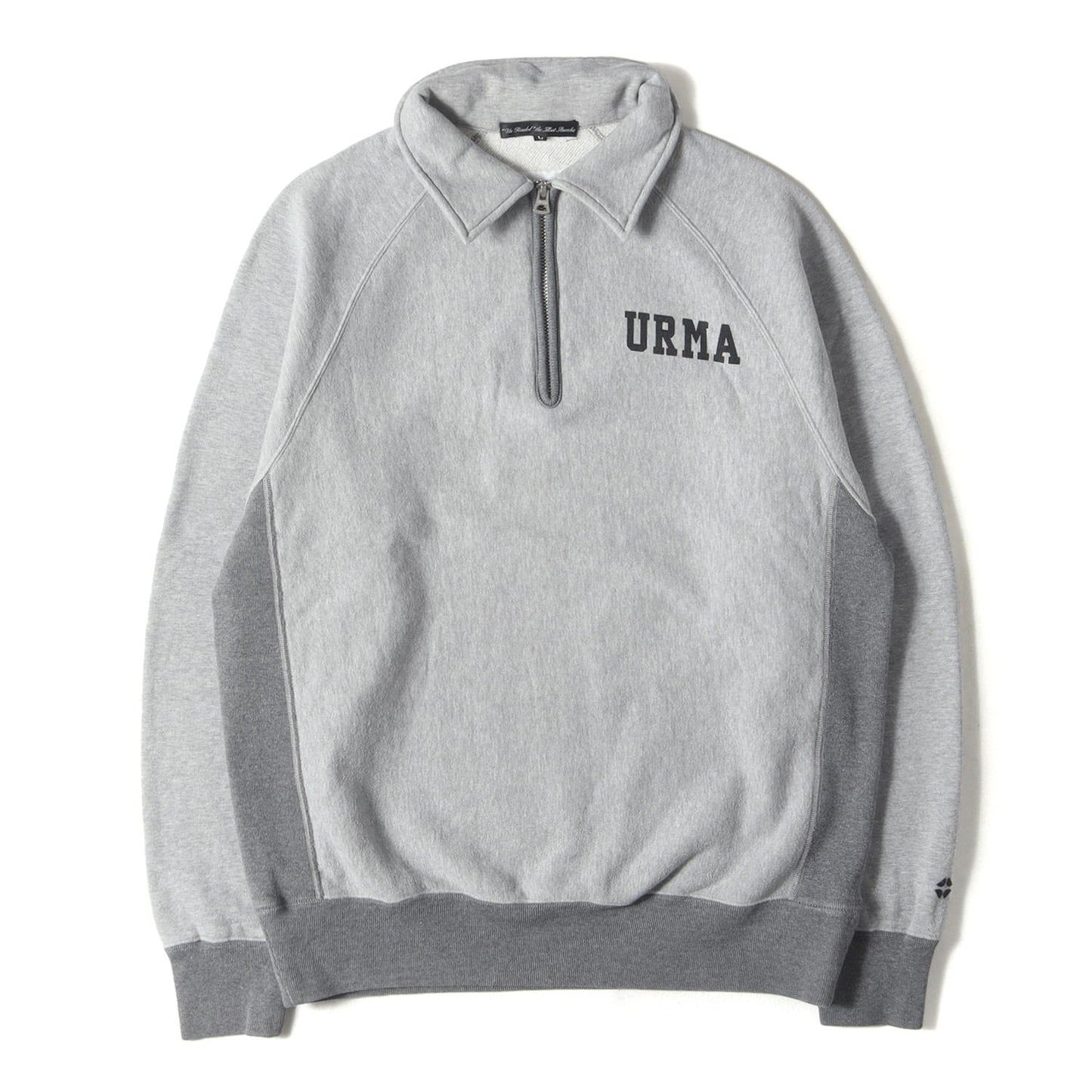 URMAロゴ ハーフジップ リバースウィーブ スウェット