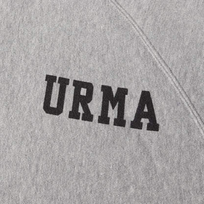 URMAロゴ ハーフジップ リバースウィーブ スウェット
