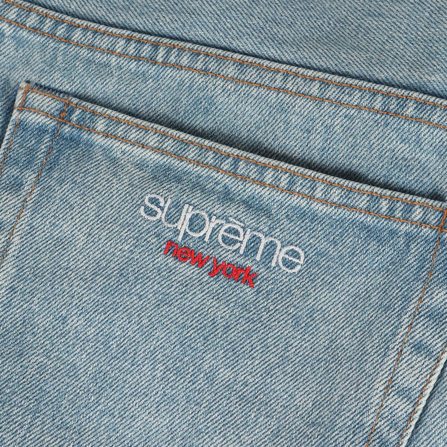 22AW クラシックロゴ刺繍 バギー デニムパンツ(Baggy Jean)