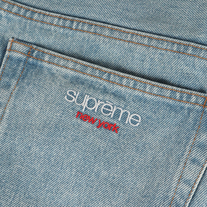 22AW クラシックロゴ刺繍 バギー デニムパンツ(Baggy Jean)