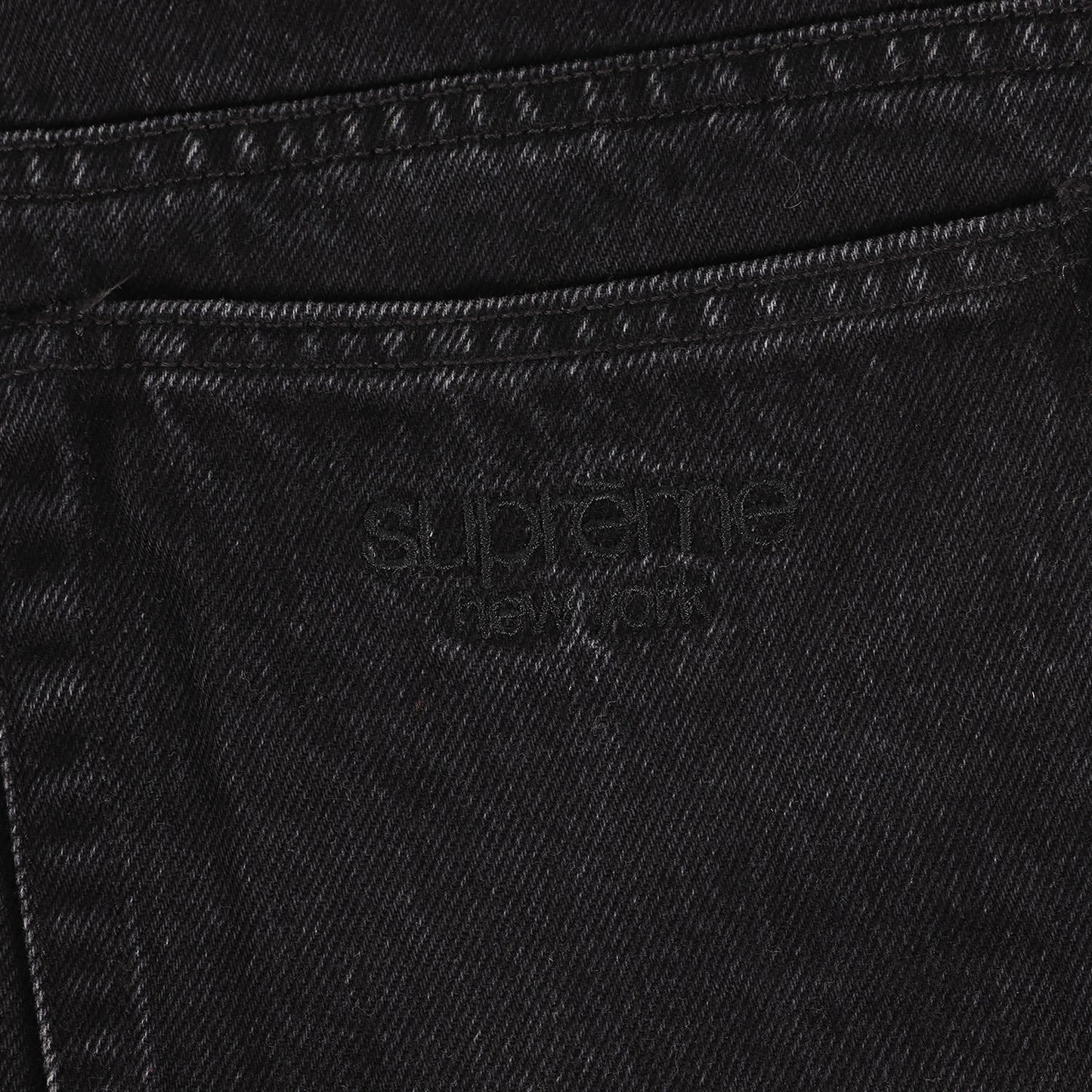 22AW クラシックロゴ刺繍 バギー デニムパンツ(Baggy Jean)