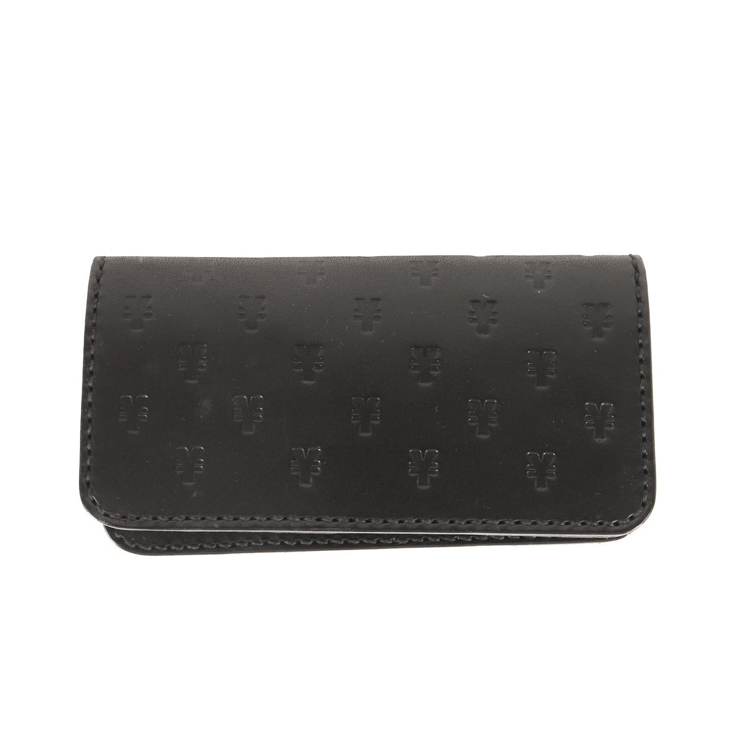円マーク エンボス レザー ロングウォレット / 長財布