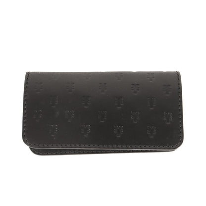 円マーク エンボス レザー ロングウォレット / 長財布