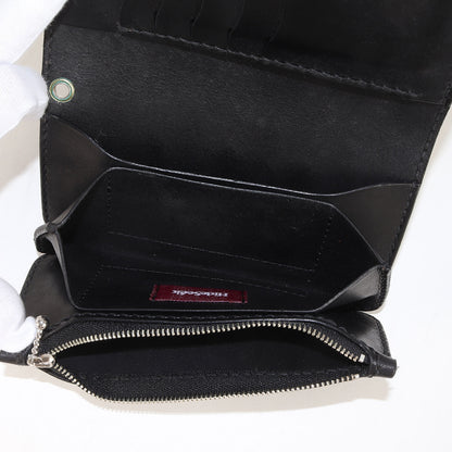 円マーク エンボス レザー ロングウォレット / 長財布