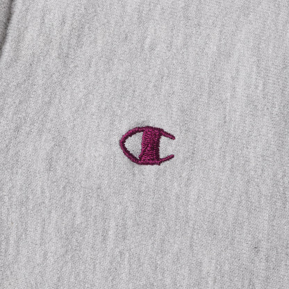 [珍品 希少モデル] 90s リブライン リバースウィーブ フルスナップボタン スウェットパーカー / USA製 刺繍タグ