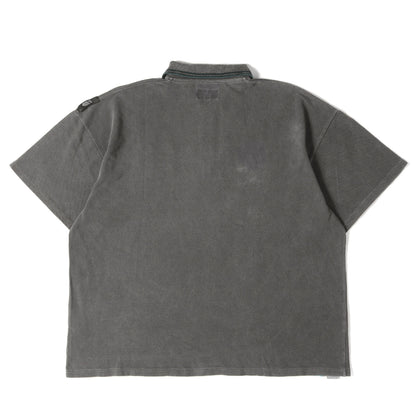 THINC PROJECT オーバーダイ加工 鹿の子 ポロシャツ
