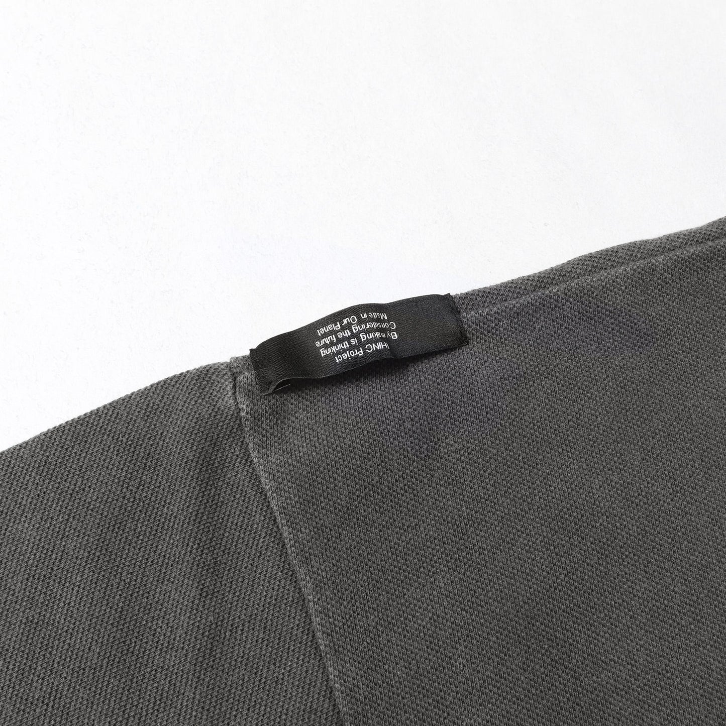 THINC PROJECT オーバーダイ加工 鹿の子 ポロシャツ
