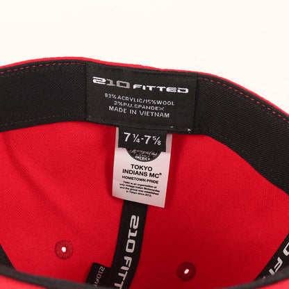 東京インディアンズ ブランドロゴ刺繍 ストレッチ ベースボールキャップ