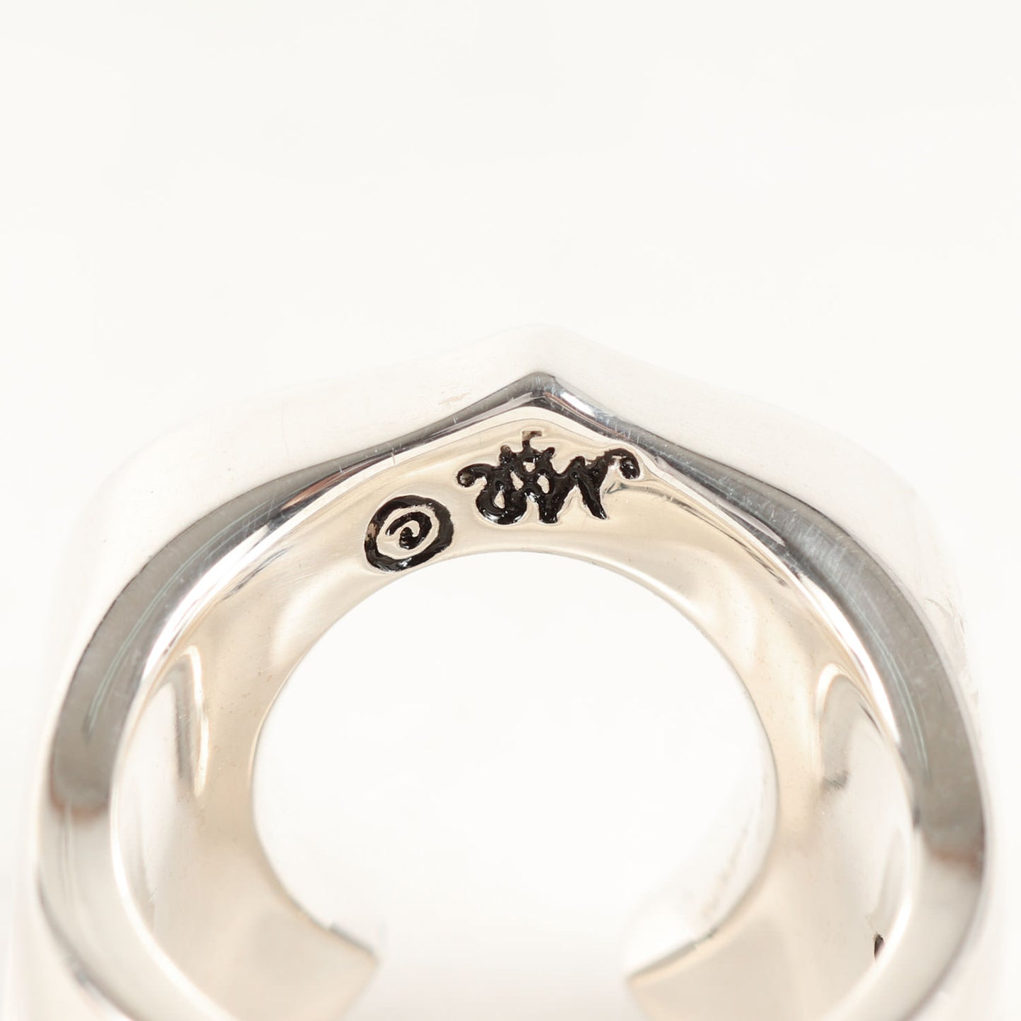 ダイヤ ホースシュー リング(H.S RING SILVER STONE CHICK SIZE)