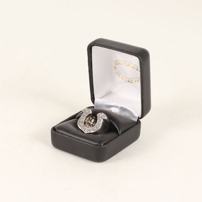 ダイヤ ホースシュー リング(H.S RING SILVER STONE CHICK SIZE)