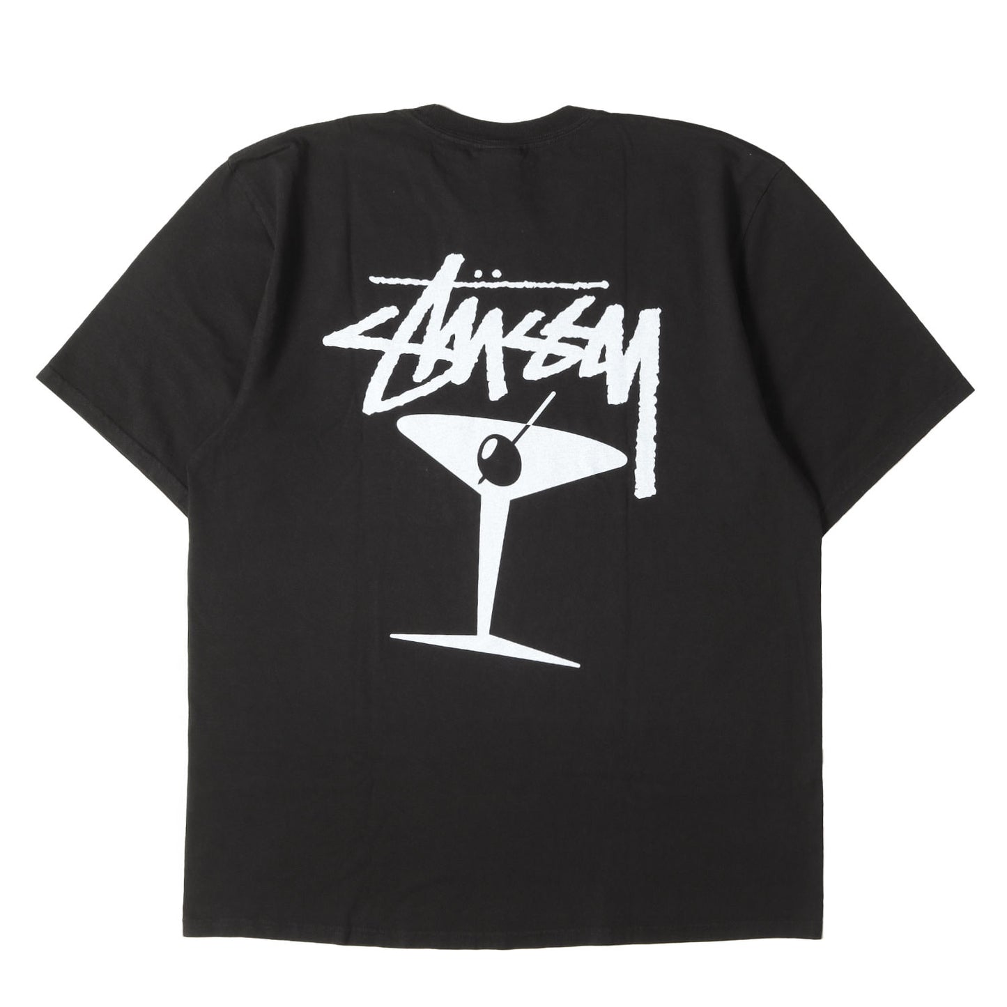 25SS ピグメントダイ加工 カクテルグラフィック Tシャツ(MARTINI PIG. DYED TEE)