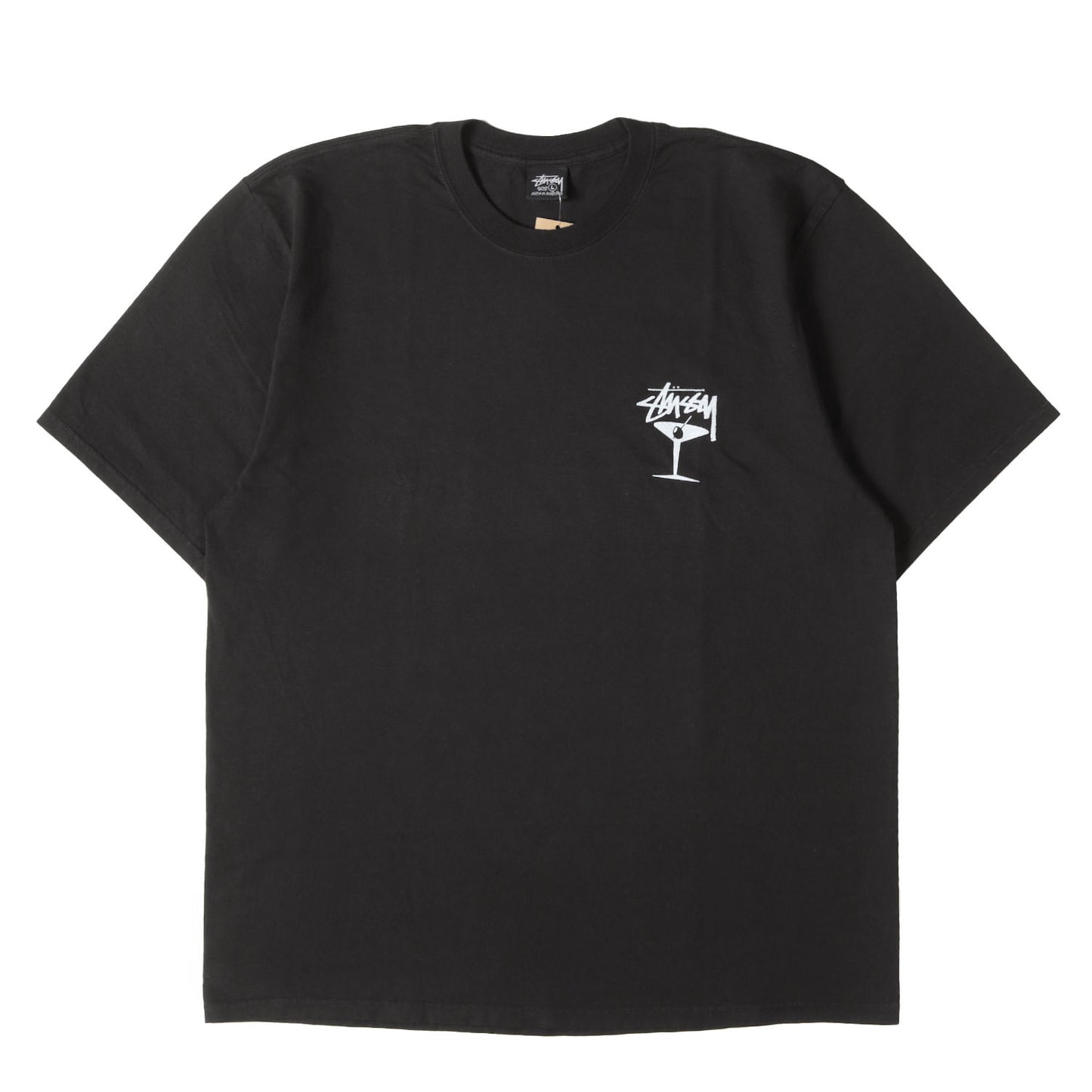 25SS ピグメントダイ加工 カクテルグラフィック Tシャツ(MARTINI PIG. DYED TEE)
