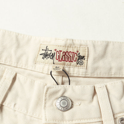 24SS コットンキャンバス 5ポケットパンツ(CLASSIC JEANS WASHED CANVAS)