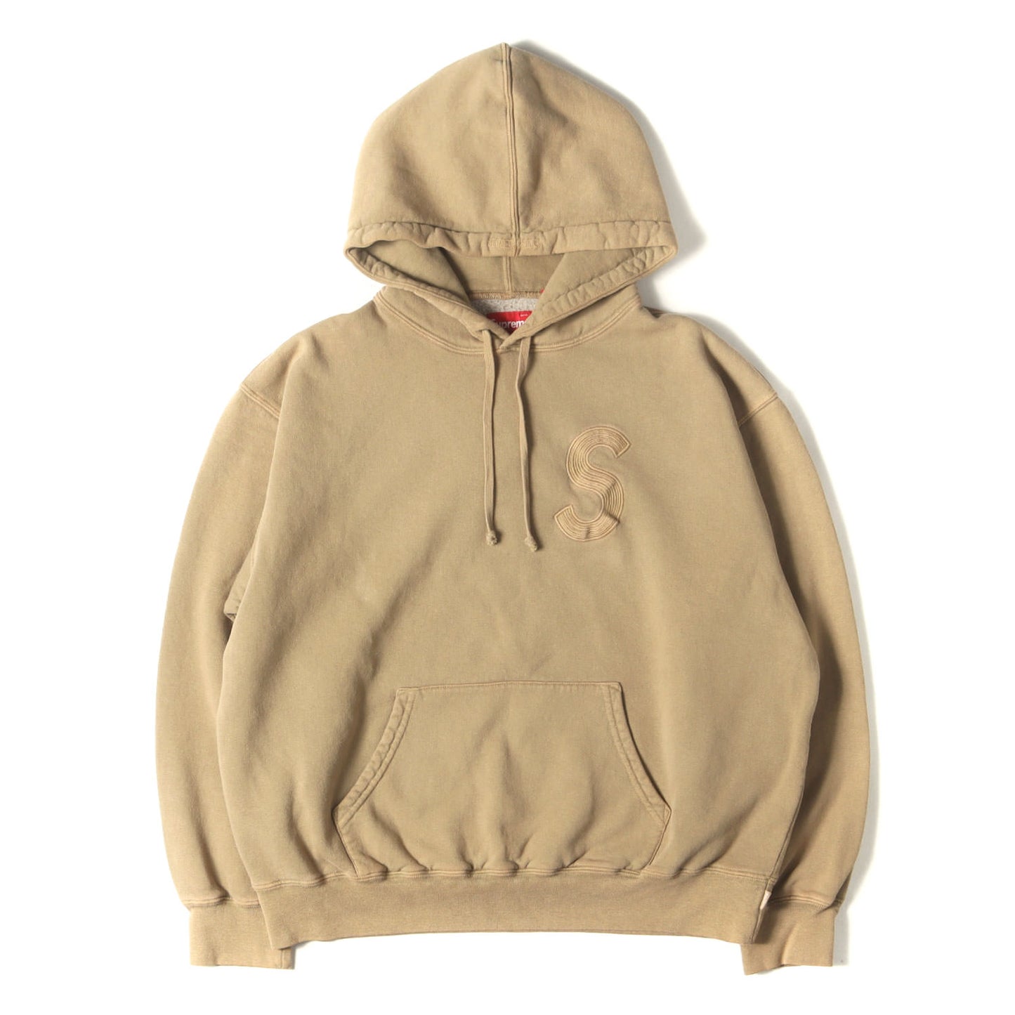 23SS オーバーダイ加工 Sロゴ スウェットパーカー(Overdyed S Logo Hooded Sweatshirt)