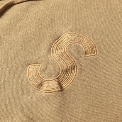 23SS オーバーダイ加工 Sロゴ スウェットパーカー(Overdyed S Logo Hooded Sweatshirt)