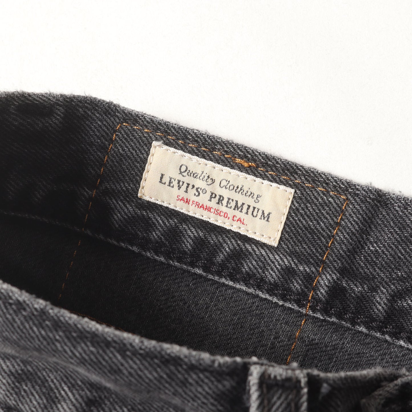 [リーバイスプレミアム] 578 Baggy バギー ブラック デニムパンツ (A4750-0020)