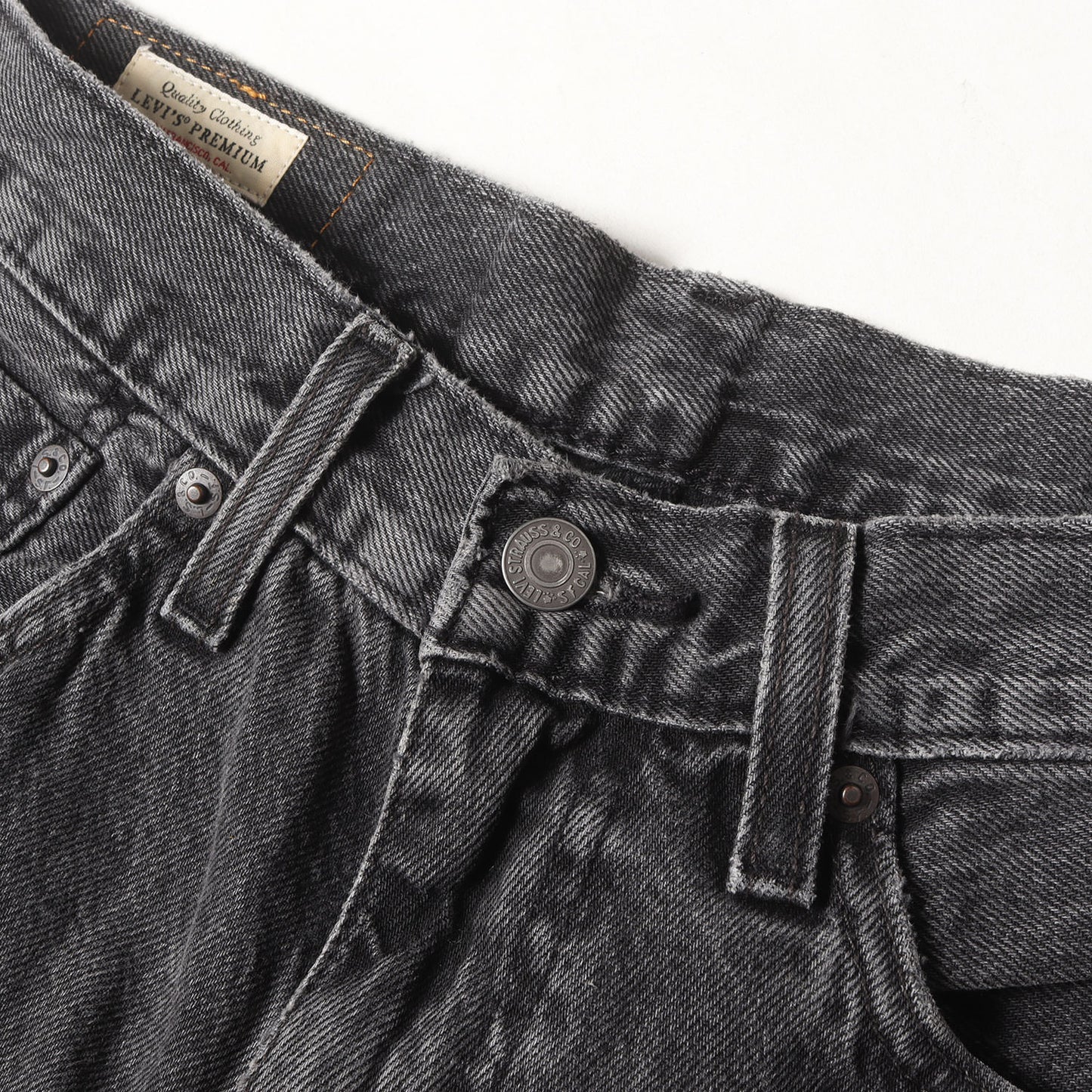 [リーバイスプレミアム] 578 Baggy バギー ブラック デニムパンツ (A4750-0020)