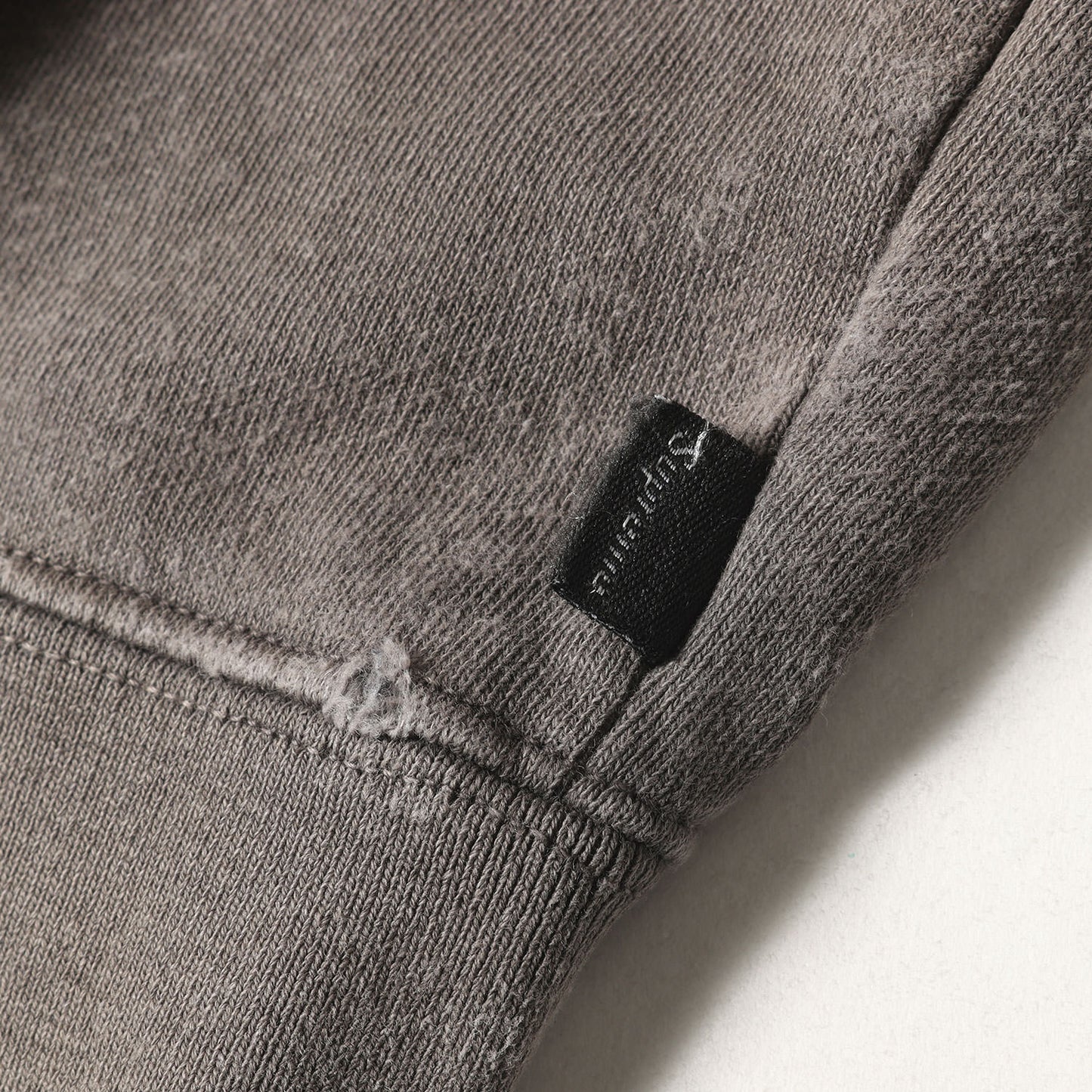 24SS オーバーダイ スモールBOXロゴ ジップ スウェットパーカー(Overdyed Small Box Zip Up Hooded Sweatshirt)