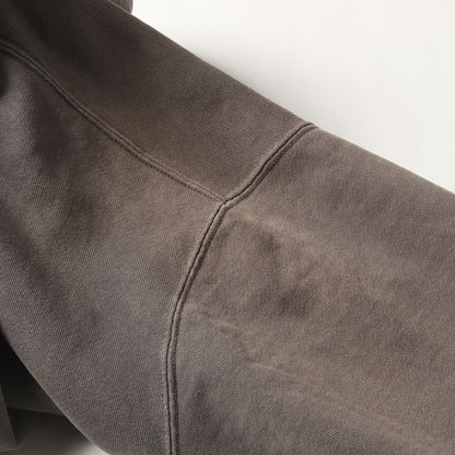 24SS オーバーダイ スモールBOXロゴ ジップ スウェットパーカー(Overdyed Small Box Zip Up Hooded Sweatshirt)