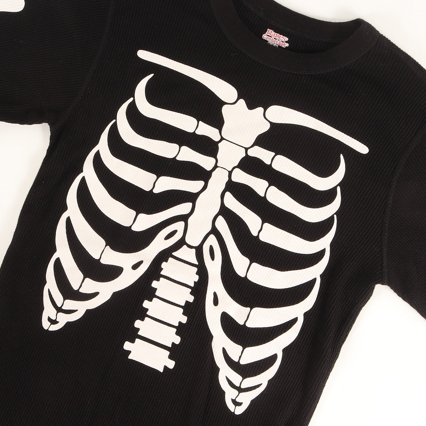 21AW ×Hanes ボーンプリント サーマル ロングスリーブTシャツ(Bones Thermal Crew)