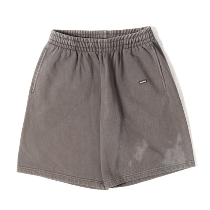 24SS オーバーダイ スモールBOXロゴ スウェット ショーツ(Overdyed Small Box Sweatshort)