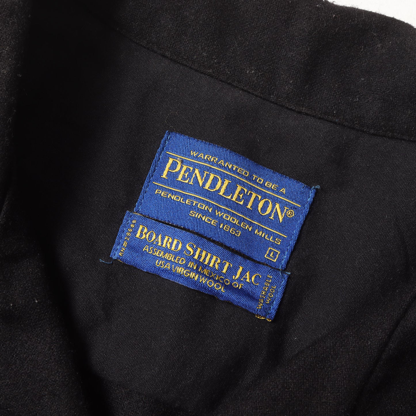 [近年モデル ブラック 無地] オープンカラー ウール ボード シャツ (BOARD SHIRT JAC)