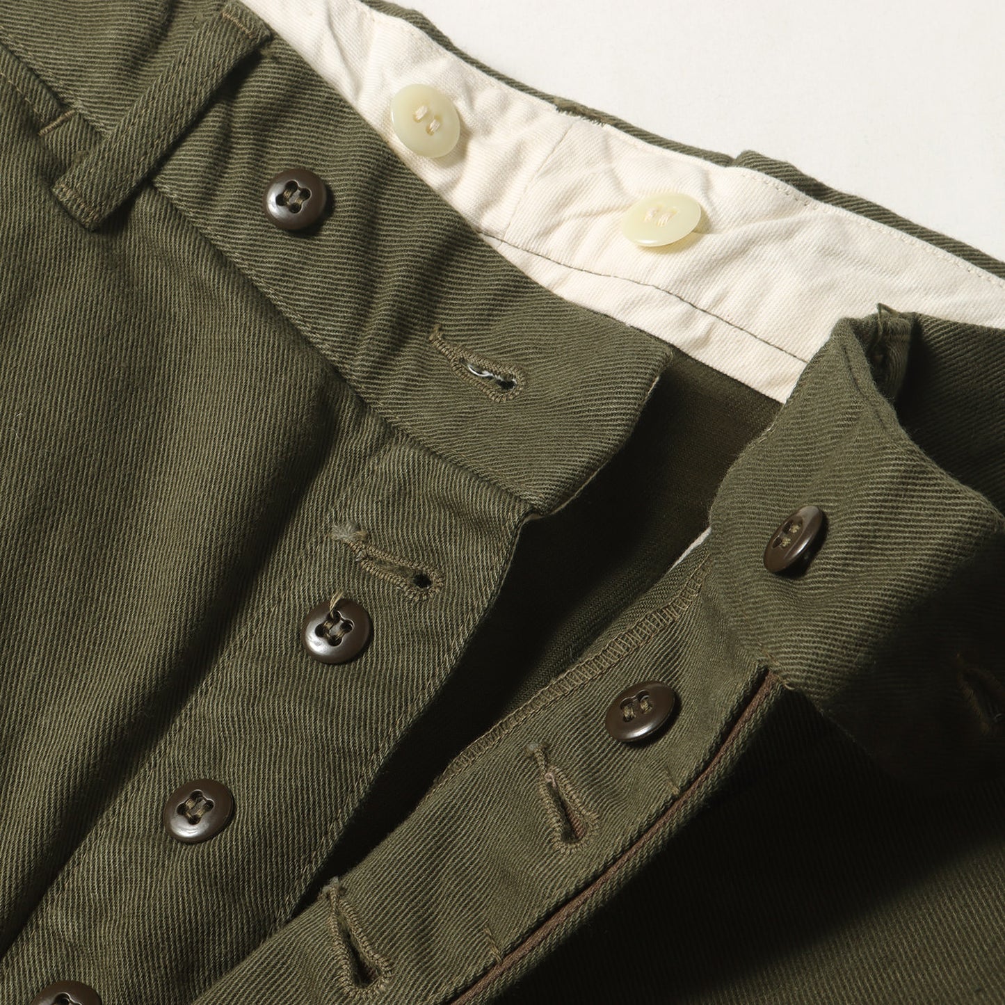 コットンカツラギ ワーク チノパンツ