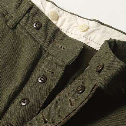 コットンカツラギ ワーク チノパンツ