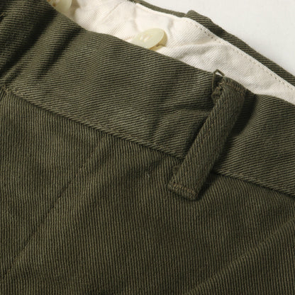 コットンカツラギ ワーク チノパンツ