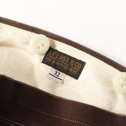 ストライプ ヘリンボーン ワークパンツ