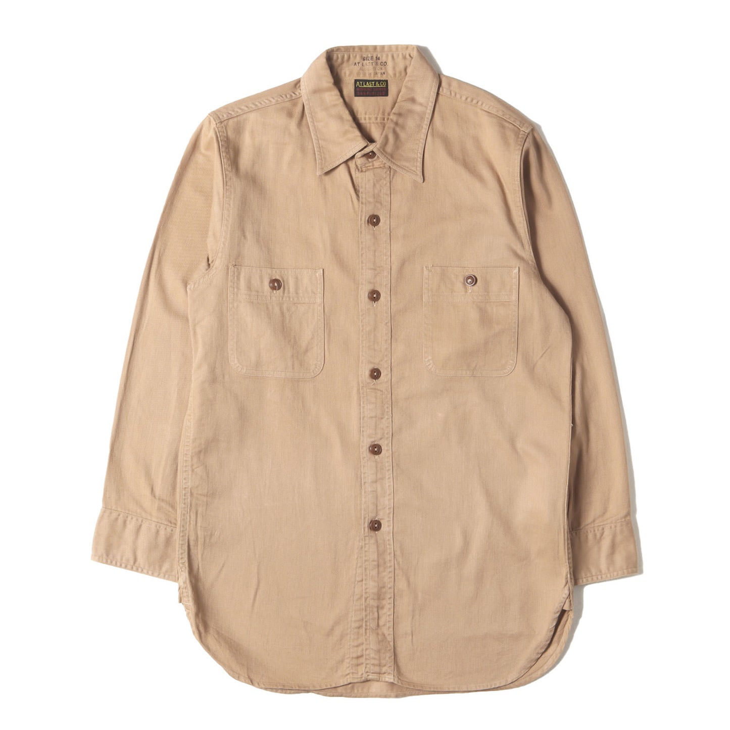 コットンツイル ワークシャツ