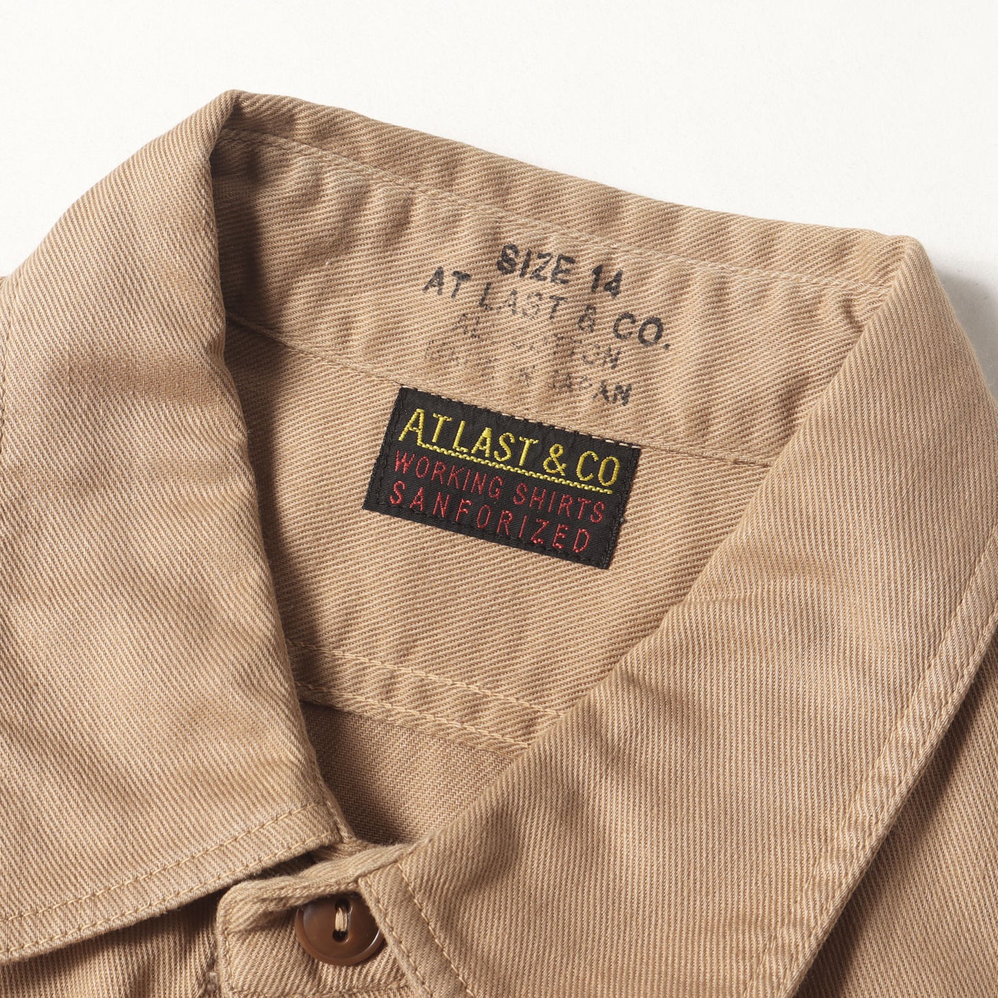 コットンツイル ワークシャツ