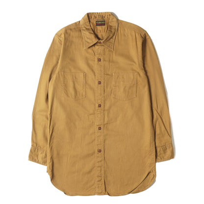 チンスト付き コットンツイル ワークシャツ