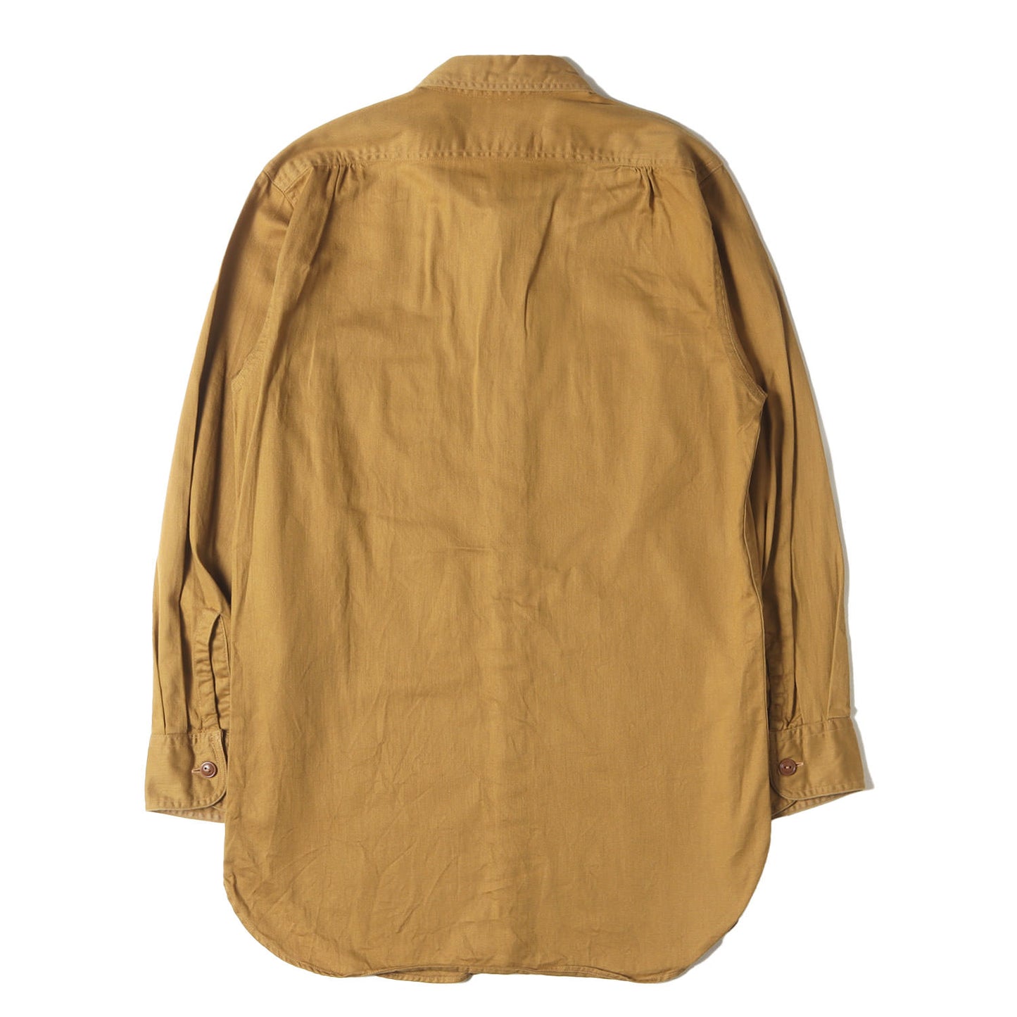チンスト付き コットンツイル ワークシャツ