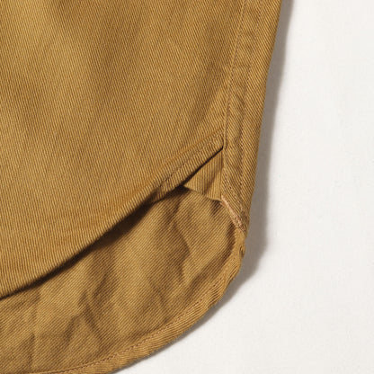 チンスト付き コットンツイル ワークシャツ