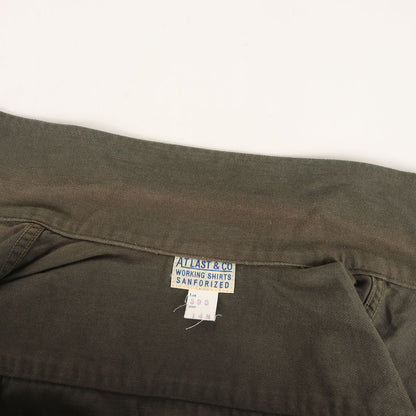Lot.393 コットンツイル オープンカラー ワークシャツ