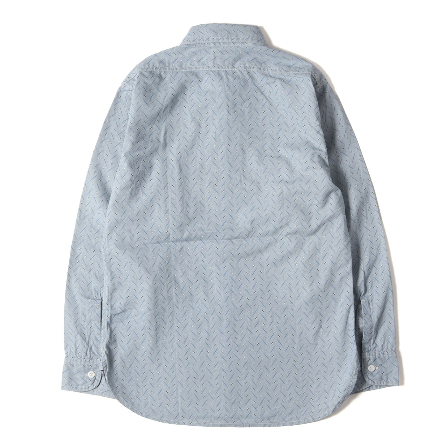 Lot.320 総柄プリント ヘリンボーン ワークシャツ