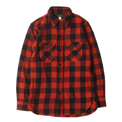 バッファローチェック ウール ワークシャツ