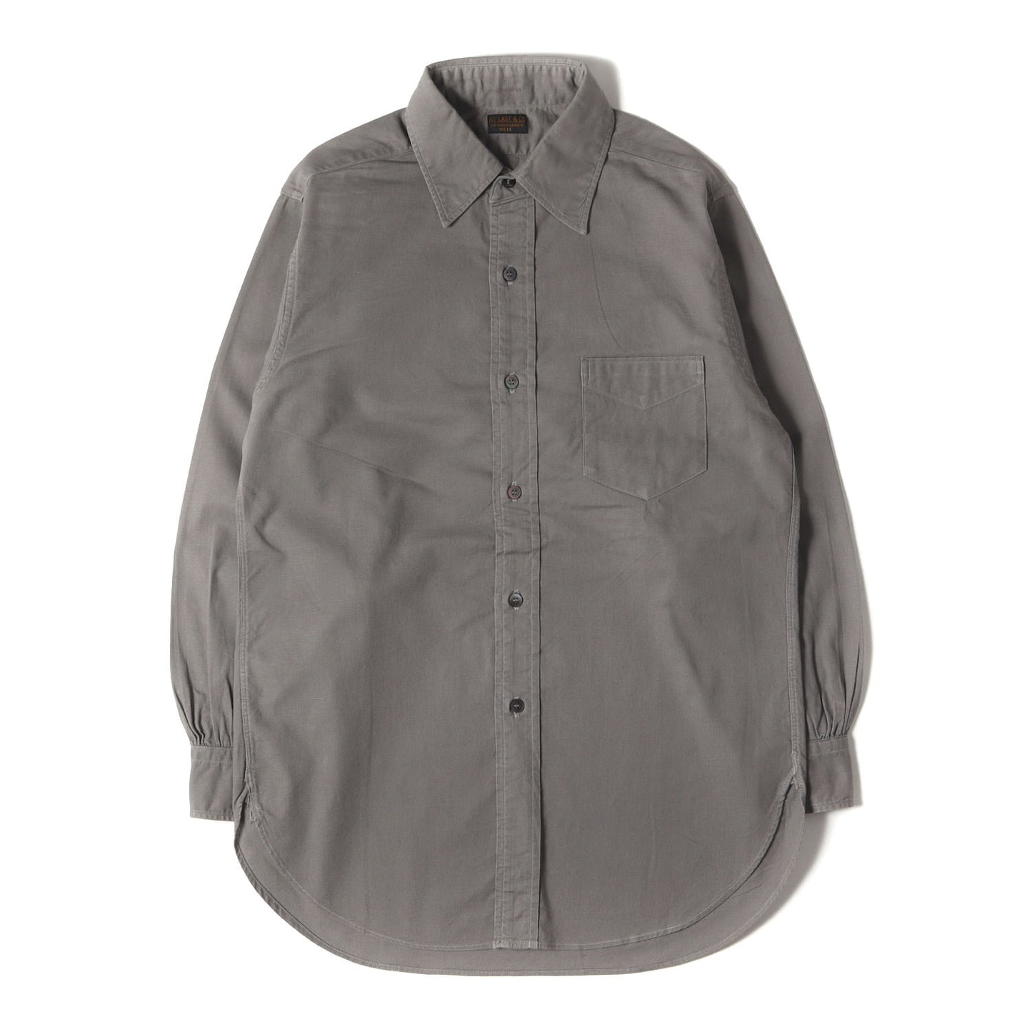 プレーン コットン ワークシャツ