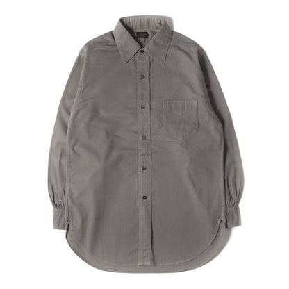 プレーン コットン ワークシャツ