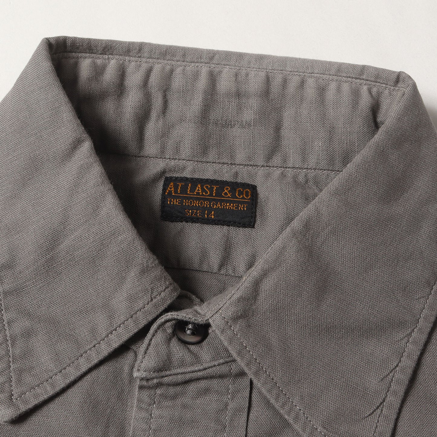 プレーン コットン ワークシャツ