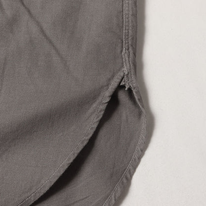 プレーン コットン ワークシャツ