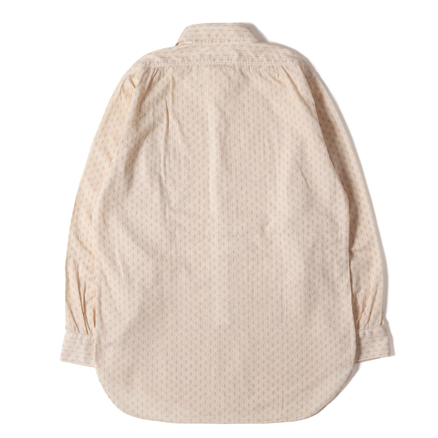 チンスト付き プリントストライプ ワークシャツ