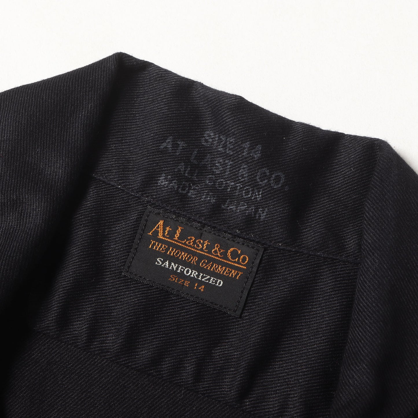 コットンツイル オープンカラー シャツ