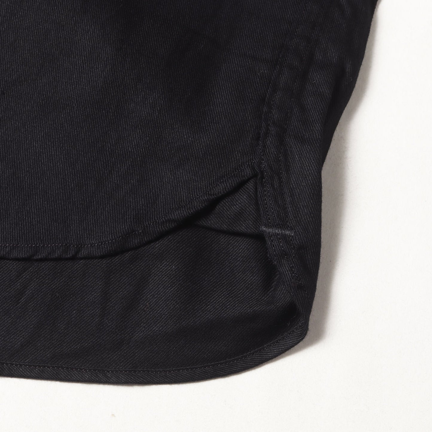 コットンツイル オープンカラー シャツ