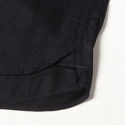 コットンツイル オープンカラー シャツ