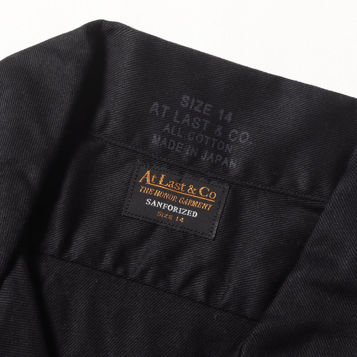 コットンツイル オープンカラー シャツ