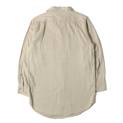 Lot.383 ストライプ コットンツイル ワークシャツ