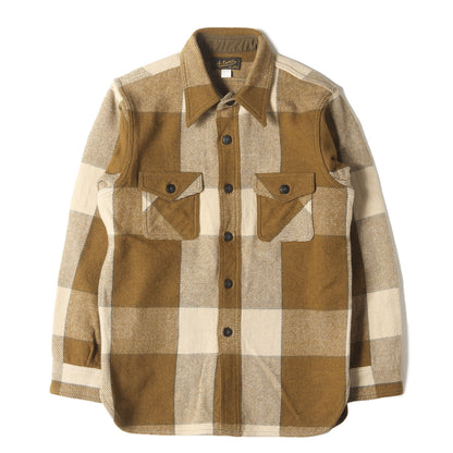 Lot.387 CPO チェック ウールシャツ